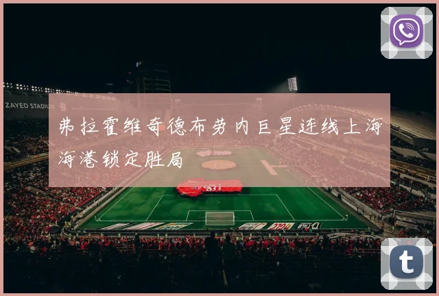 弗拉霍维奇德布劳内巨星连线上海海港锁定胜局